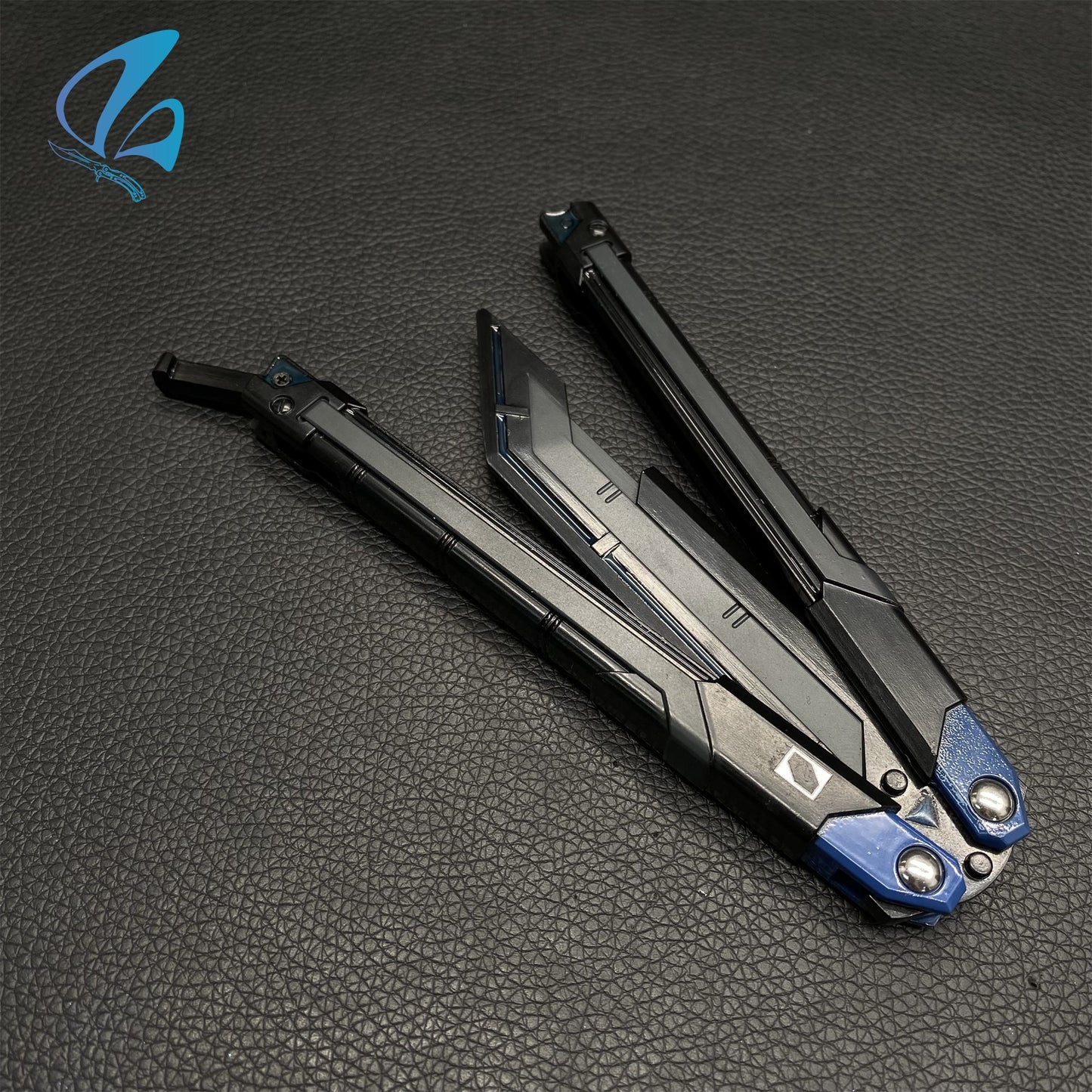 RGX Knife RGX Butterfly Knife Trainer Val RGX Balisong Trainer Game Knife Prop IRL