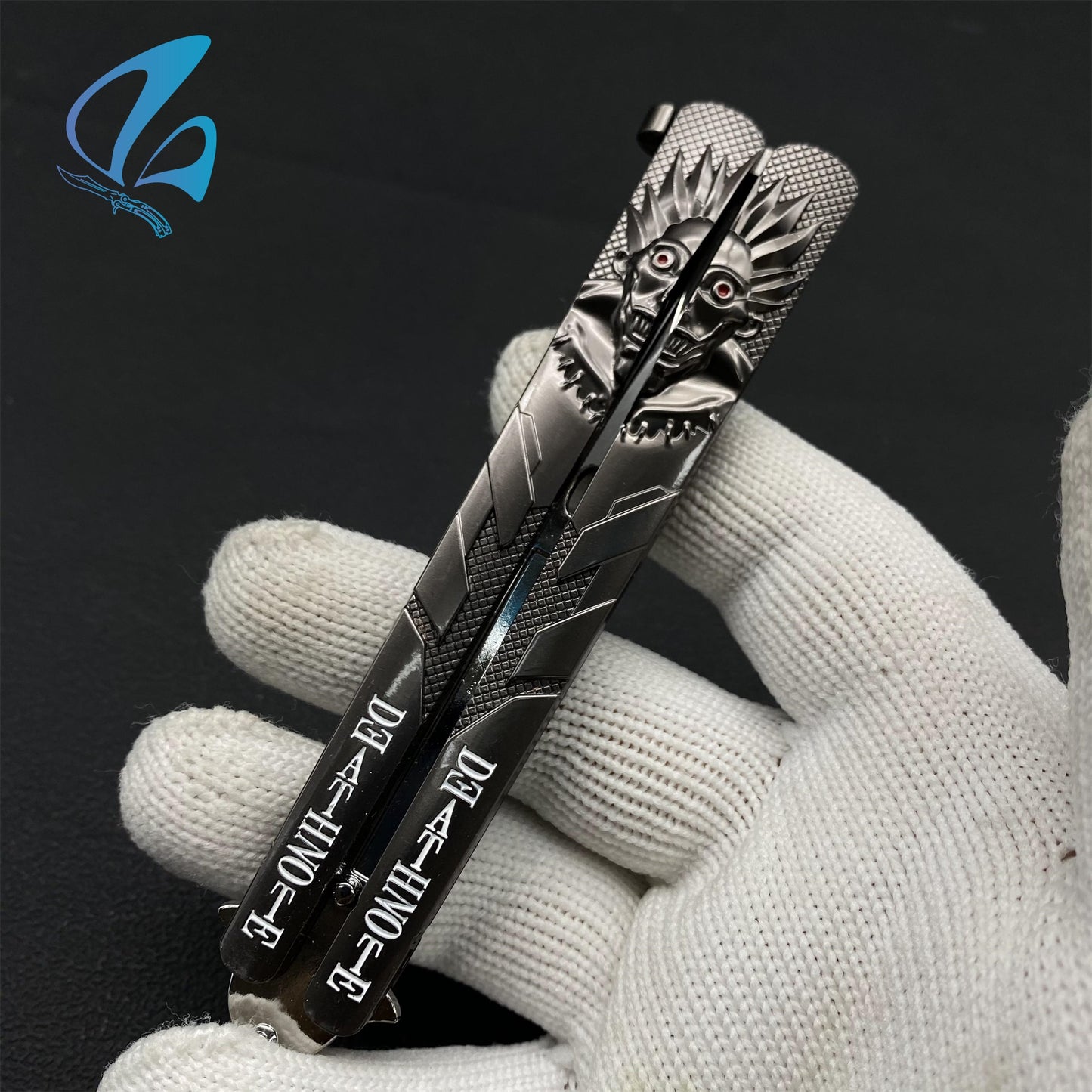 Death Book Butterfly Knife Death Book Balisong Fan Art For Display Only