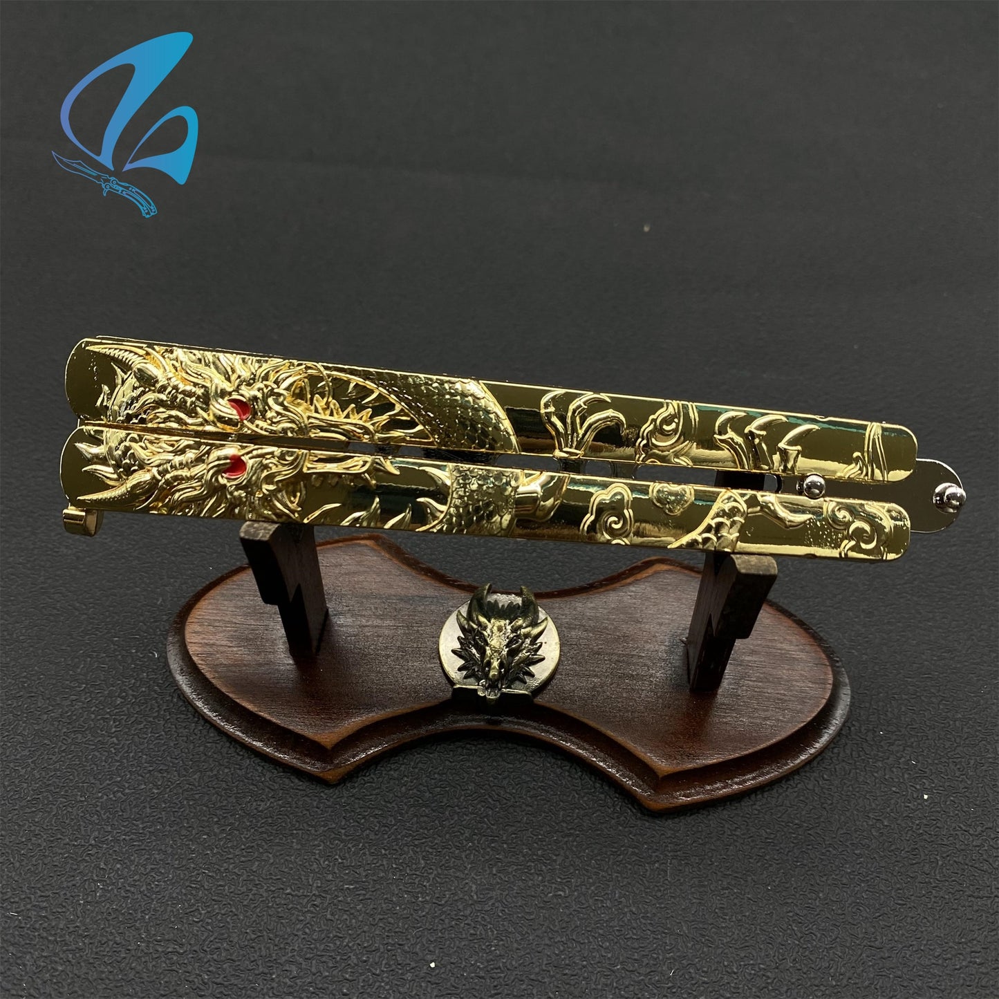 Dragon Butterfly Knife Trainer Dragon Balisong Fan Art For Display Only