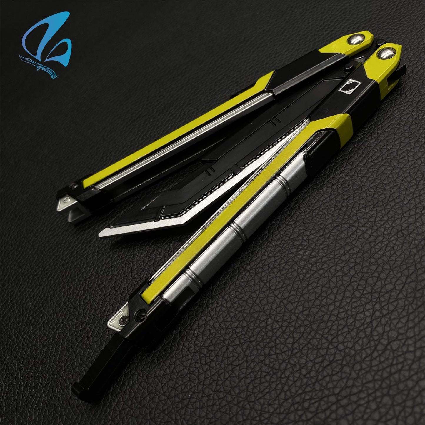 RGX Knife RGX Butterfly Knife Trainer Val RGX Balisong Trainer Game Knife Prop IRL