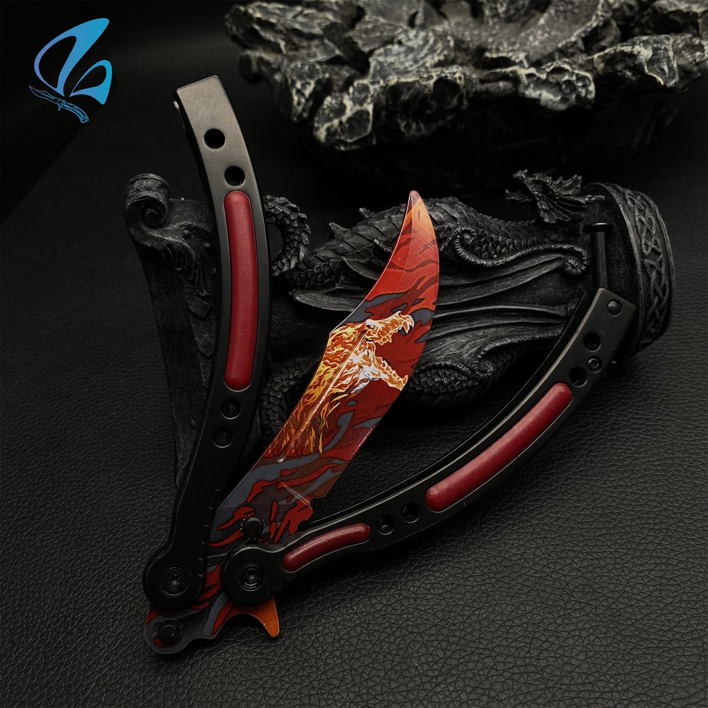 CSGO Howl Butterfly Knife Trainer Howl Skin Balisong Trainer