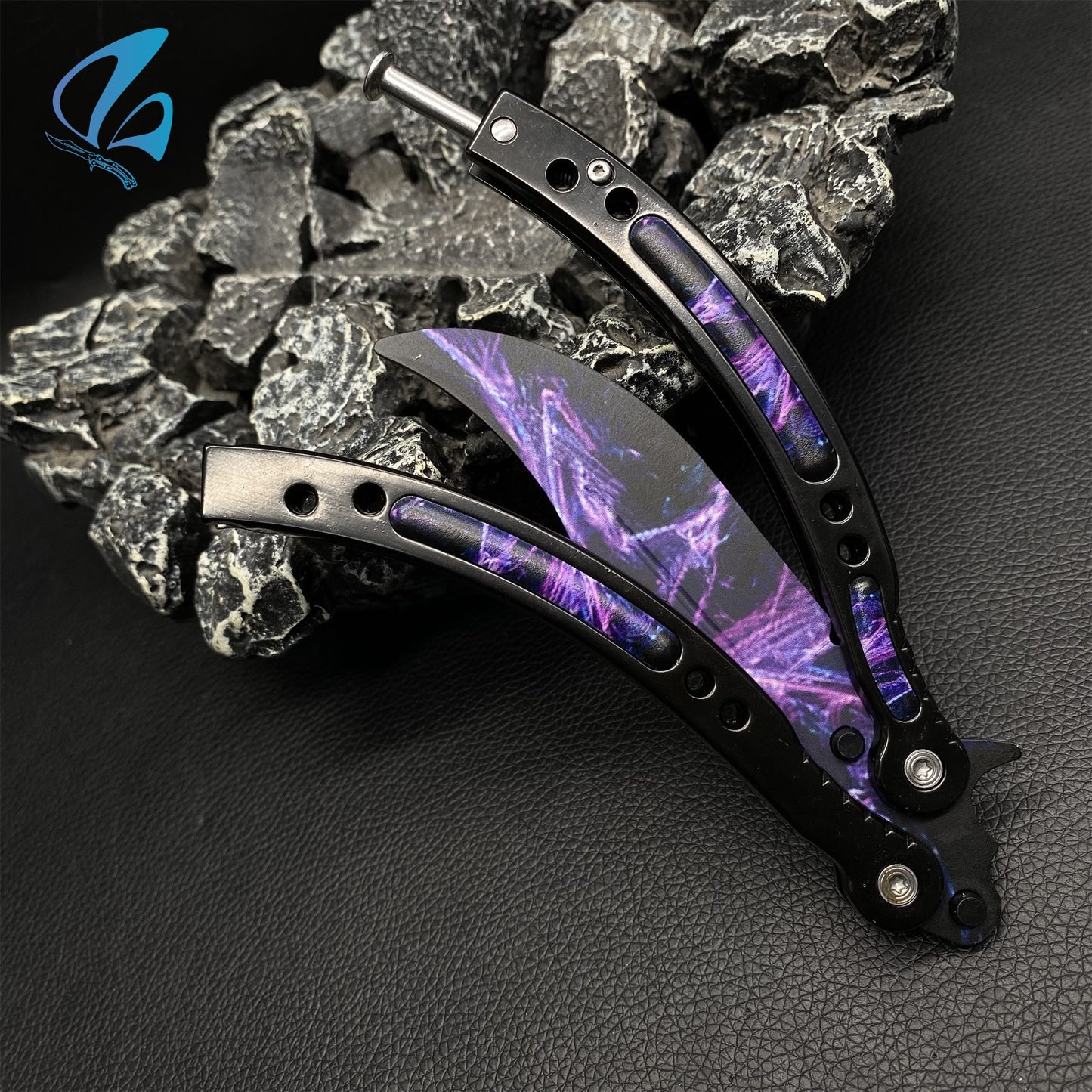 CSGO Lightning Strike Butterfly Knife Trainer Lightning Strike Skin Balisong Trainer