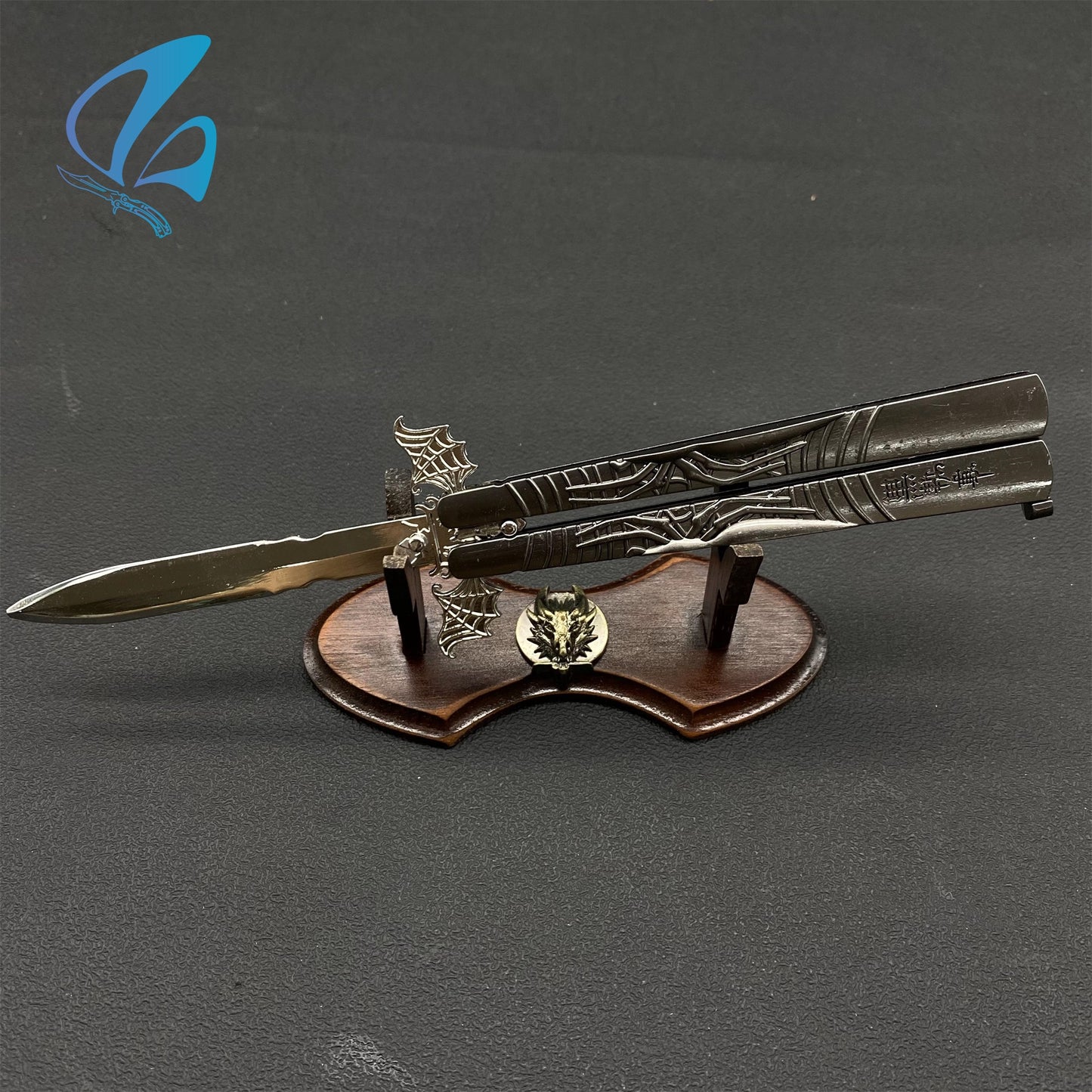 Horror Spider Butterfly Knife Spider Balisong Fan Art For Display Only