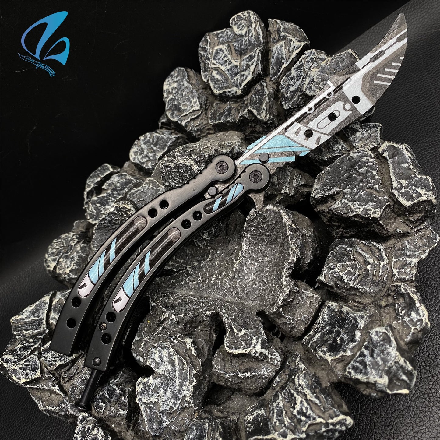 CSGO Vulcan Butterfly Knife Trainer Vulcan Skin Balisong Trainer