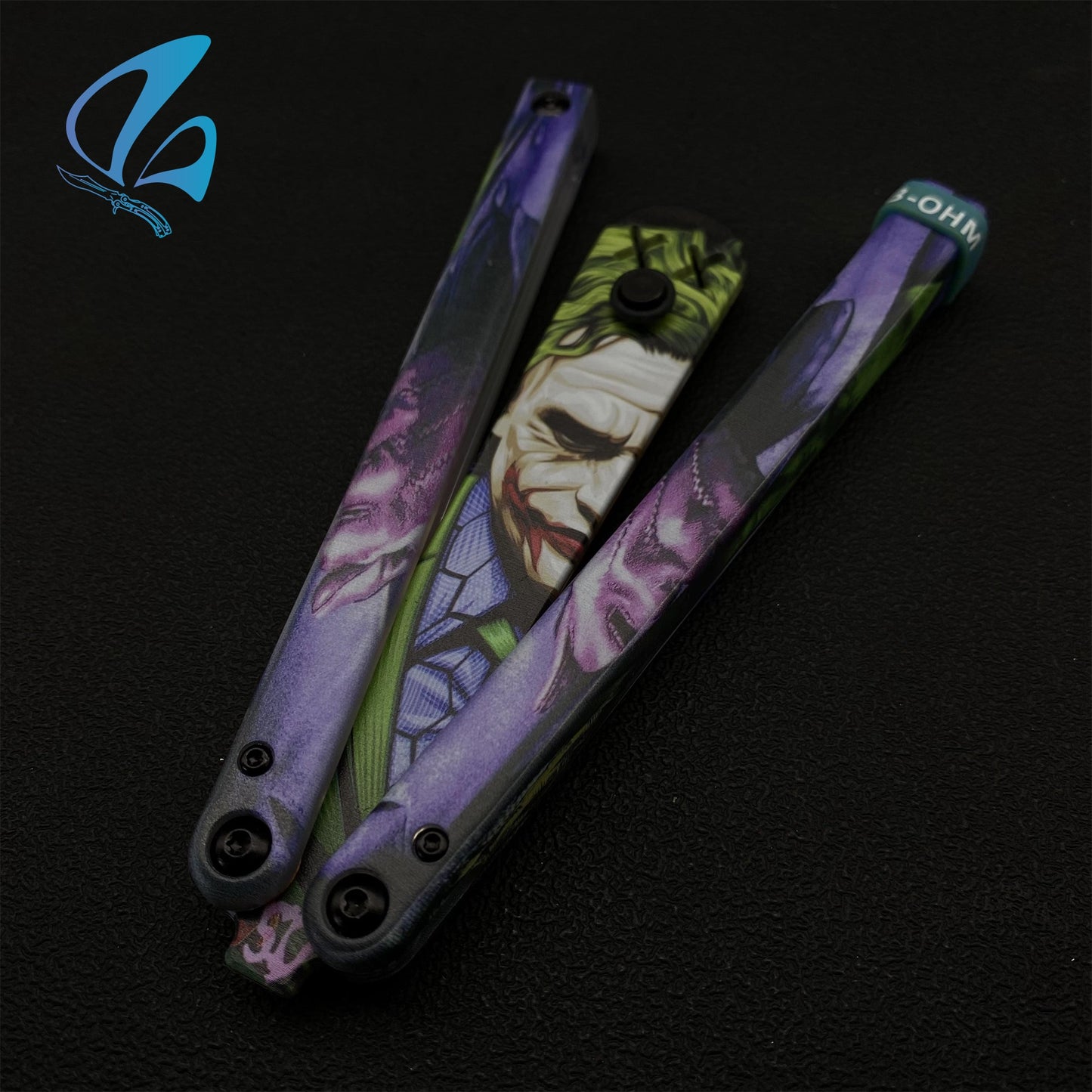 3D Printed PC Balisong Trainer PC Butterfly Knife Trainers With Clump Weight