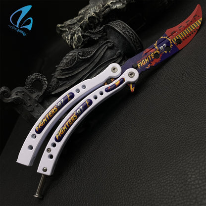 CSGO 97 Fighter Butterfly Knife Trainer 97 Fighter Skin Balisong Trainer