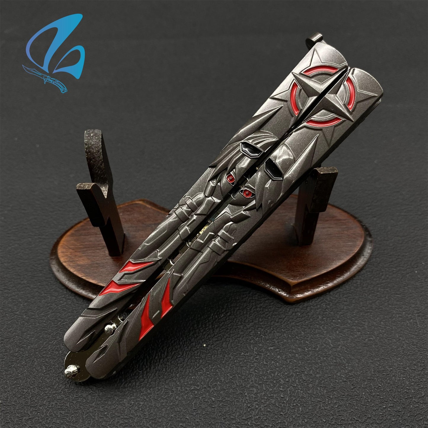 Aotu Butterfly Knife Trainer Aotu Balisong Fan Art For Display Only