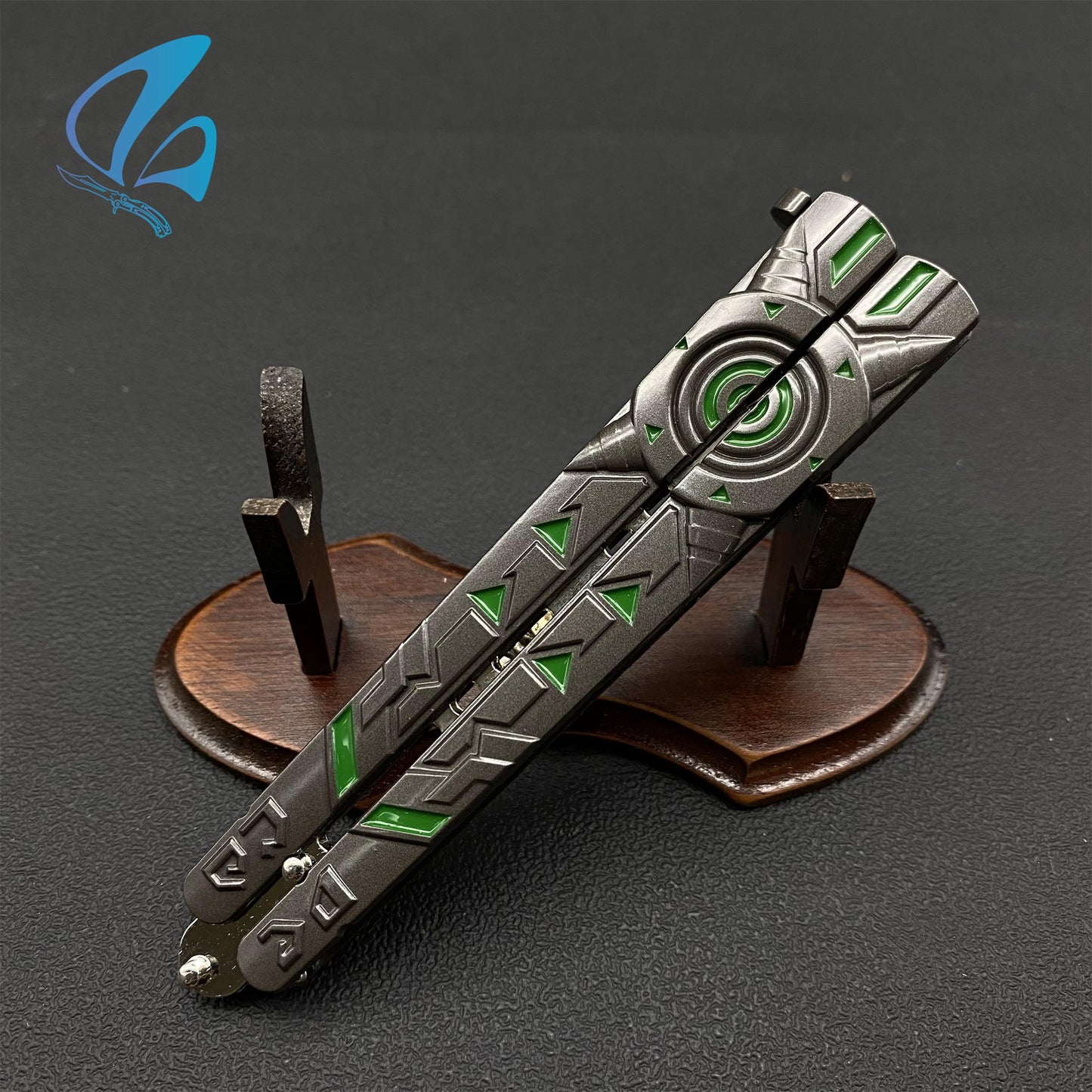 Aotu Butterfly Knife Trainer Aotu Balisong Fan Art For Display Only