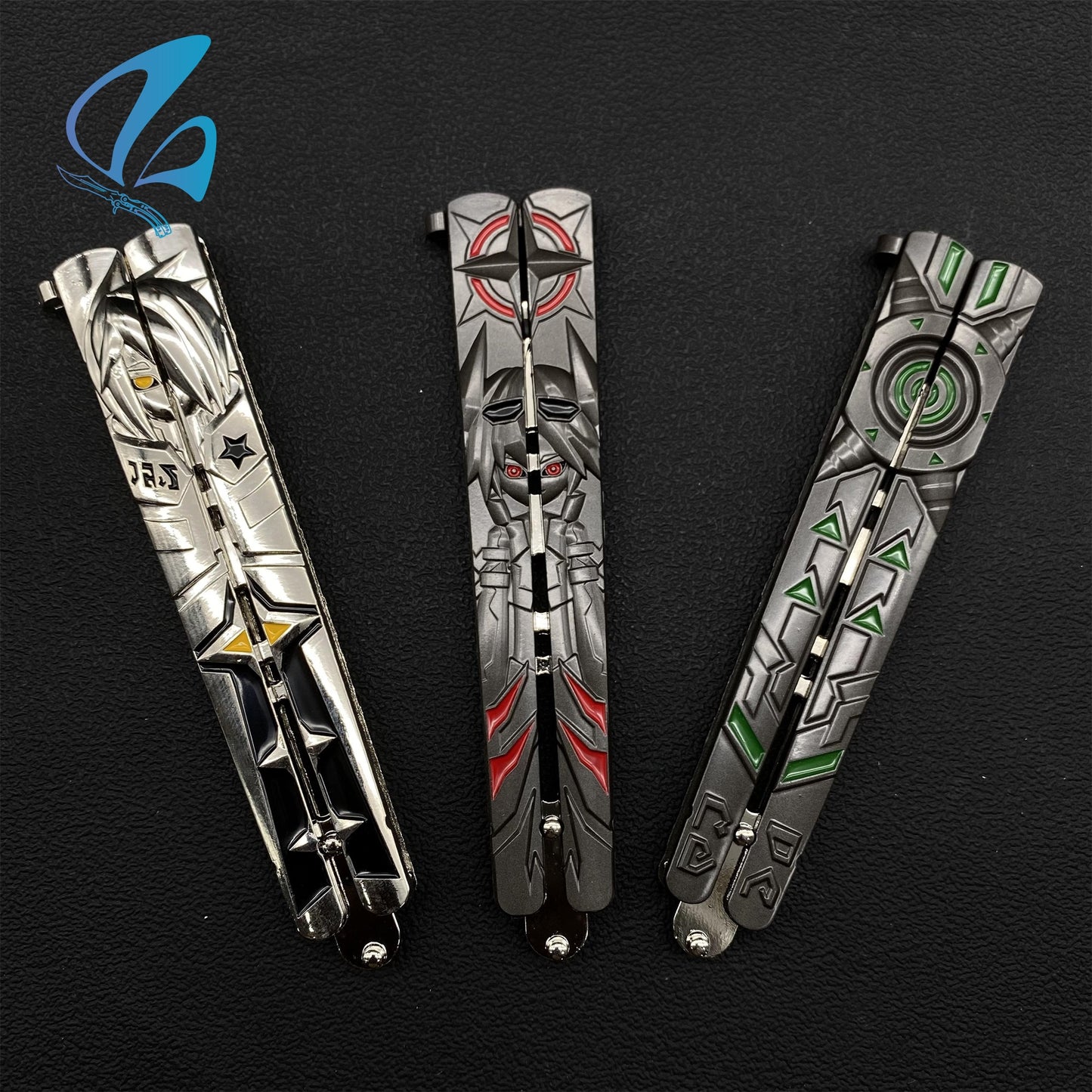 Aotu Butterfly Knife Trainer Aotu Balisong Fan Art For Display Only