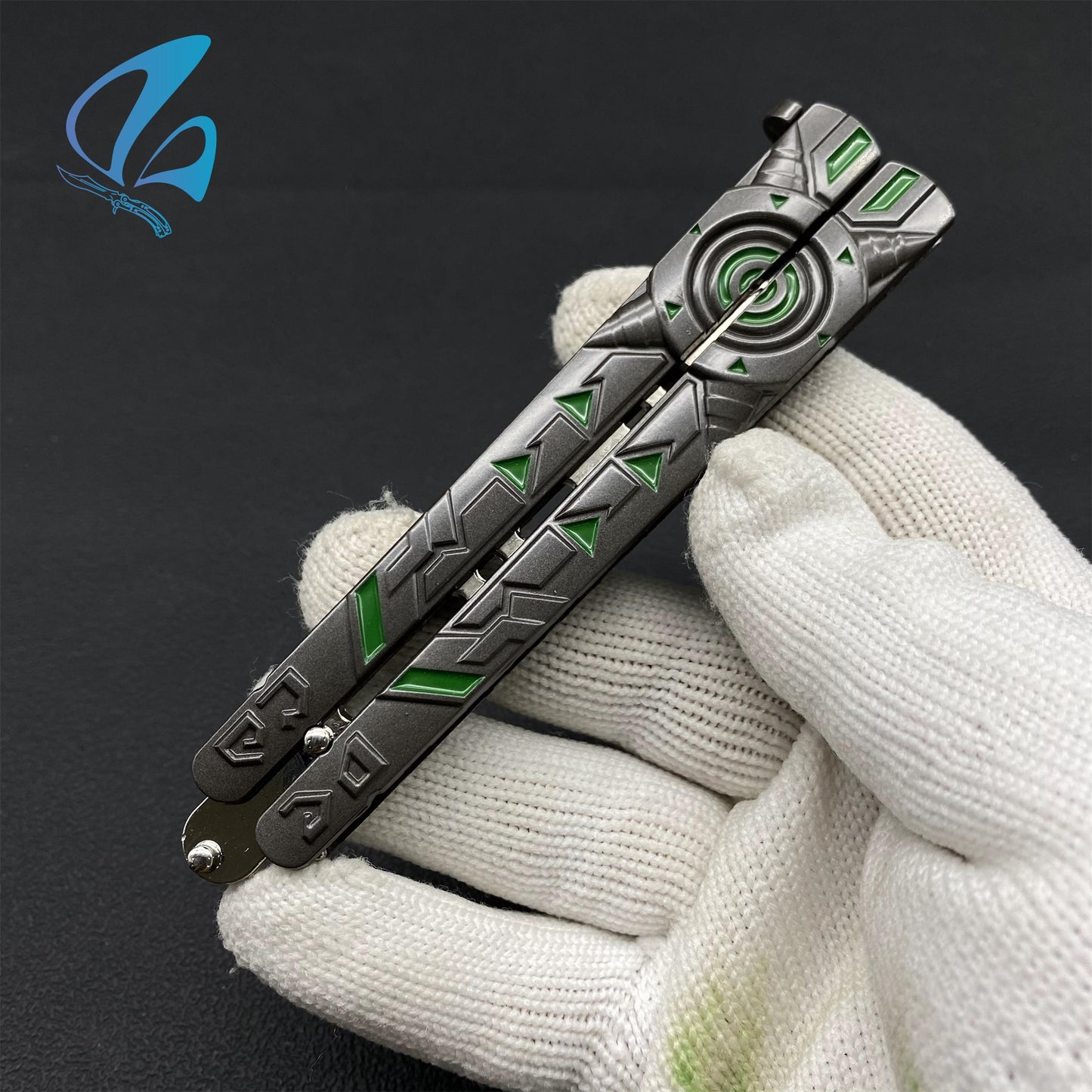 Aotu Butterfly Knife Trainer Aotu Balisong Fan Art For Display Only