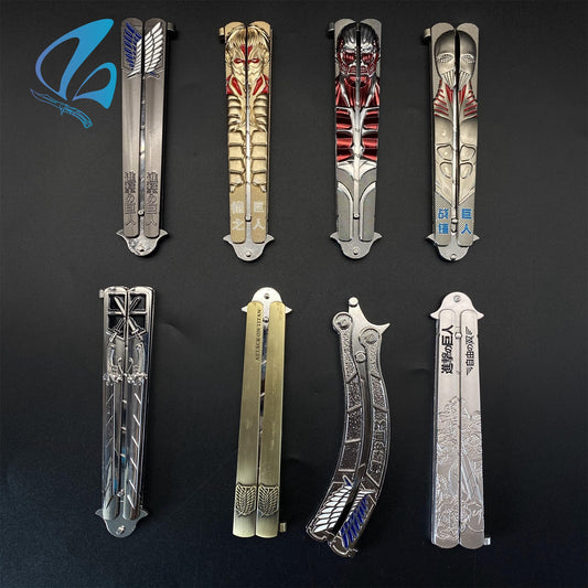 AOT Butterfly Knife AOT Balisong Fan Art For Display Only