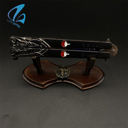 Fanmade Butterfly Knife Mega Balisong Fan Art For Display Only