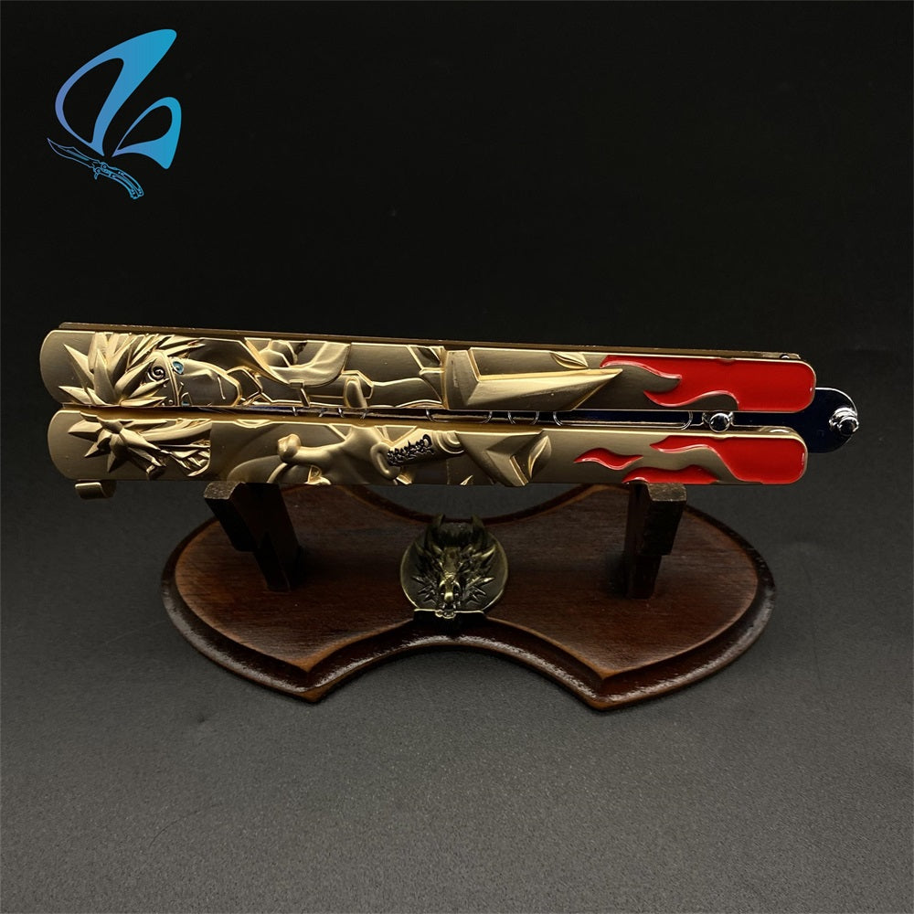 Fanmade Butterfly Knife Mega Balisong Fan Art For Display Only