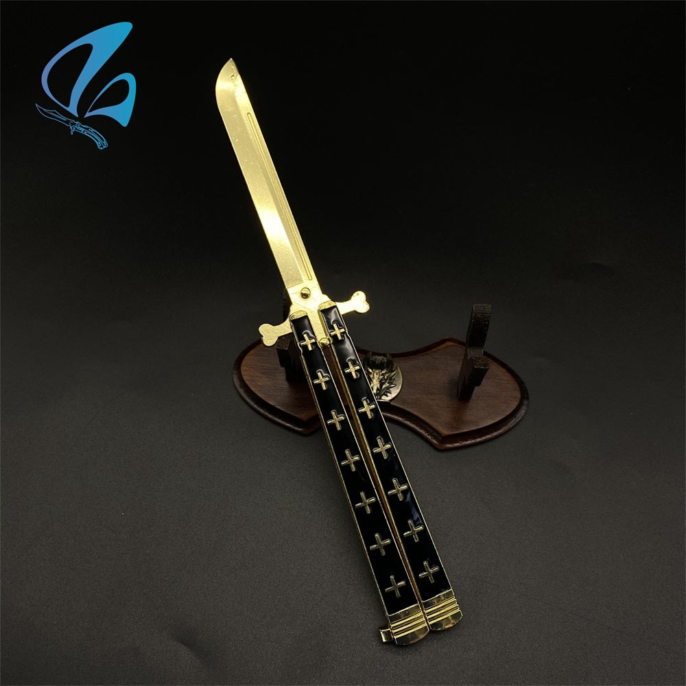 Anime Butterfly Knife Anime Balisong Fan Art For Display Only