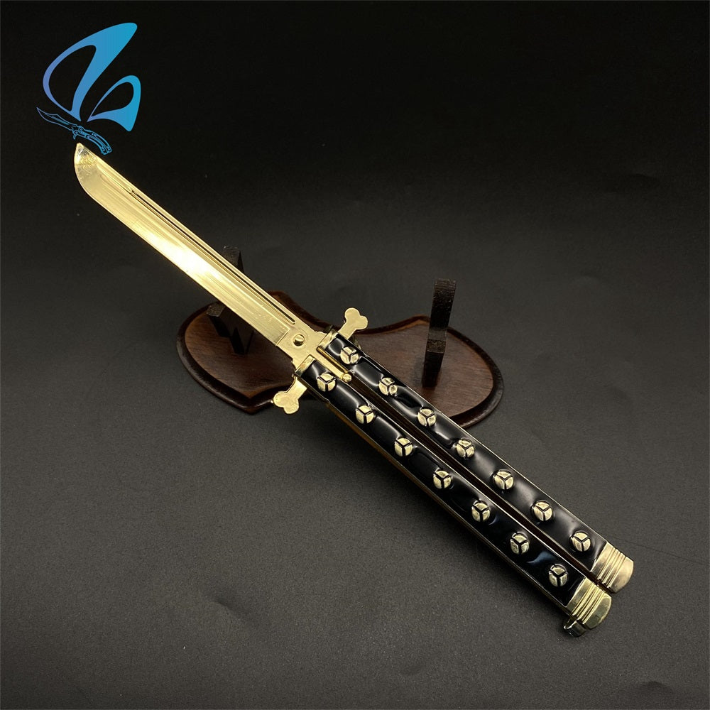 Anime Butterfly Knife Anime Balisong Fan Art For Display Only