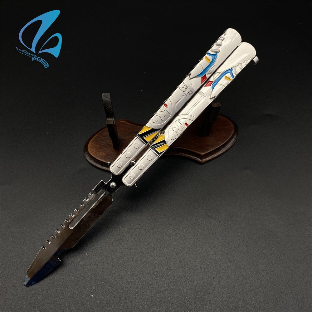 Anime Butterfly Knife Anime Balisong Fan Art For Display Only