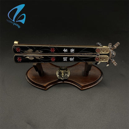 Anime Butterfly Knife Anime Balisong Fan Art For Display Only