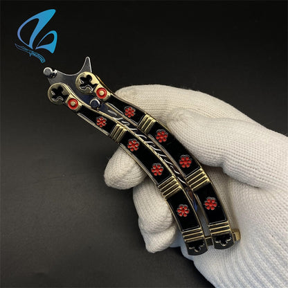 Anime Butterfly Knife Anime Balisong Fan Art For Display Only