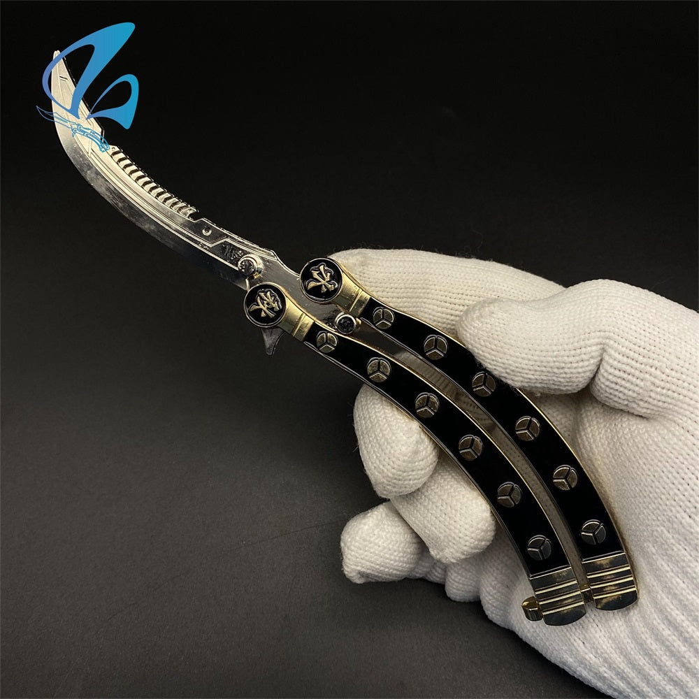 Anime Butterfly Knife Anime Balisong Fan Art For Display Only