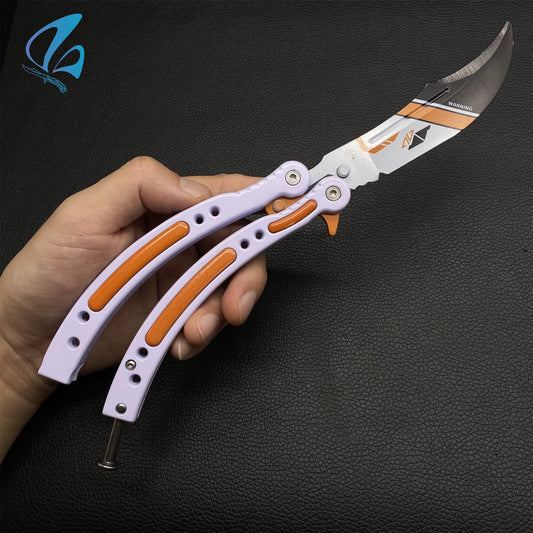 CSGO Asiimov Butterfly Knife Trainer  Asiimov Skin Balisong Trainer