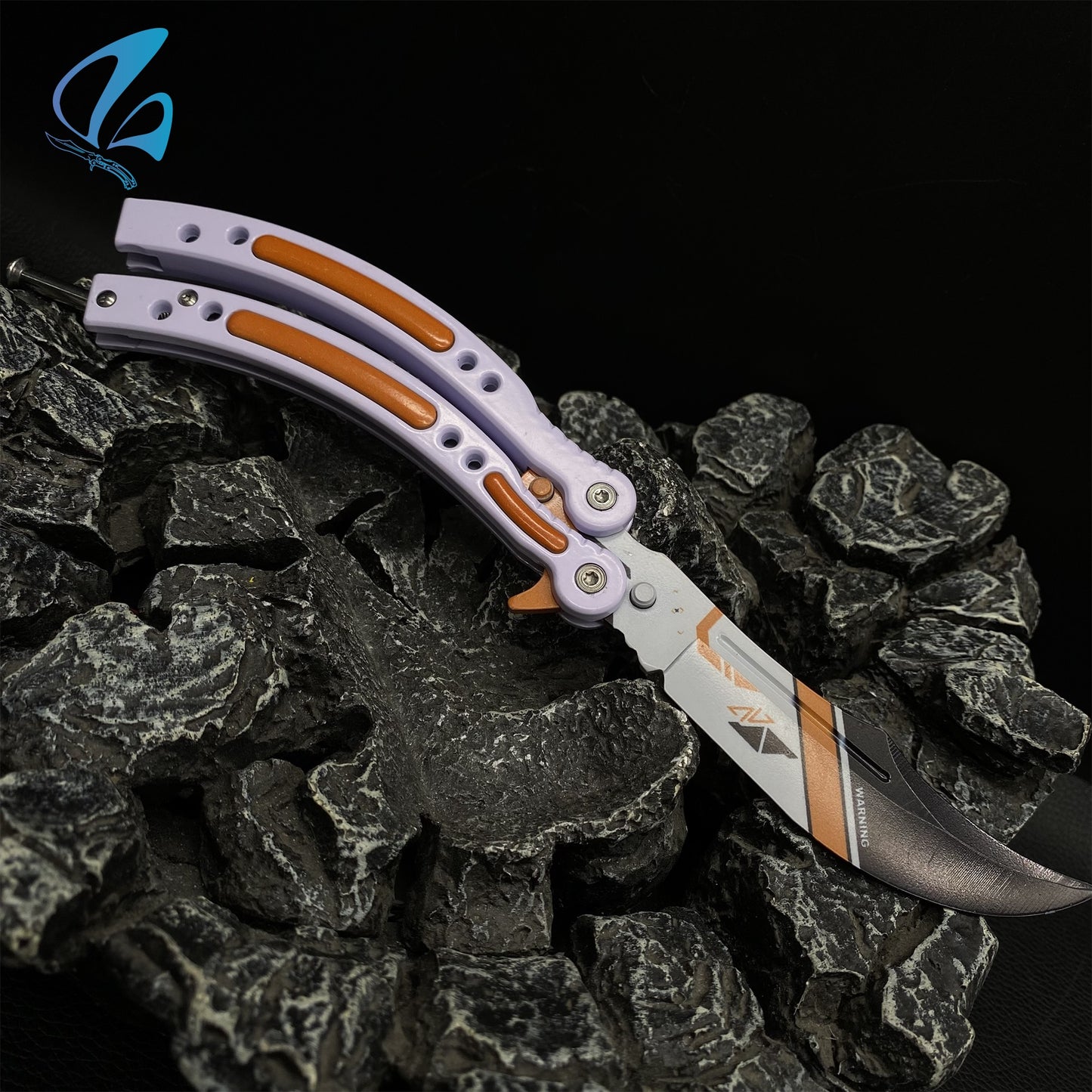 CSGO Asiimov Butterfly Knife Trainer  Asiimov Skin Balisong Trainer