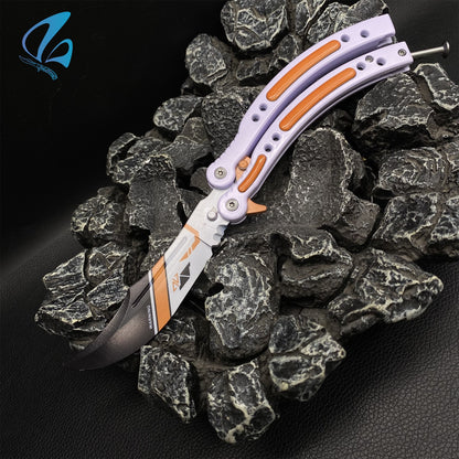 CSGO Asiimov Butterfly Knife Trainer  Asiimov Skin Balisong Trainer