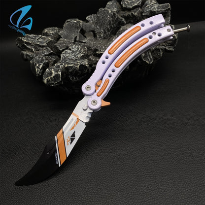 CSGO Asiimov Butterfly Knife Trainer  Asiimov Skin Balisong Trainer