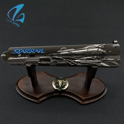 Astral Express Butterfly Knife Trainer Star Rail Balisong Fan Art For Display Only