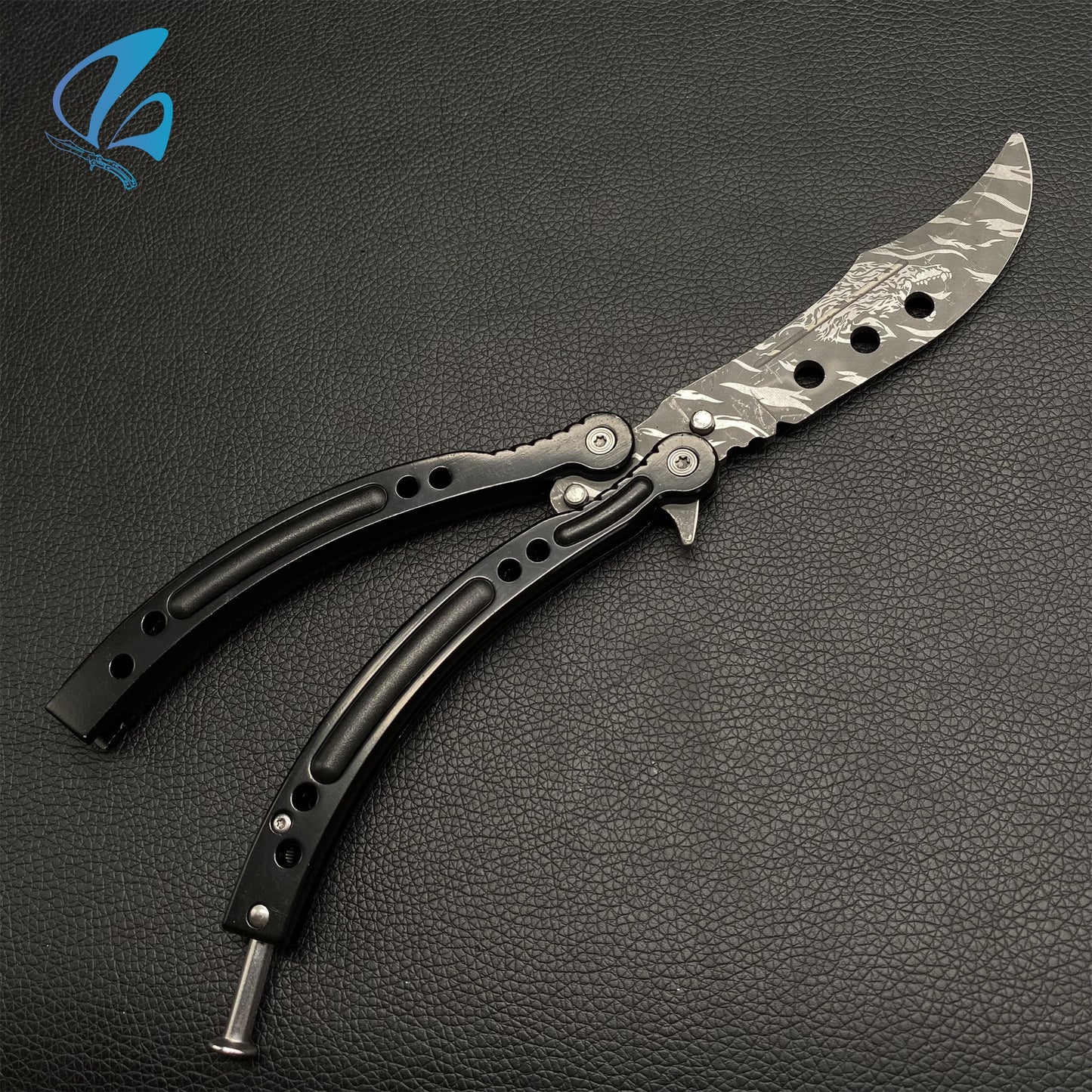 CSGO Black Hawl Butterfly Knife Trainer Black Hawl Skin Balisong Trainer