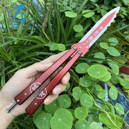 TF2 Black Rose Balisong Butterfly Knife