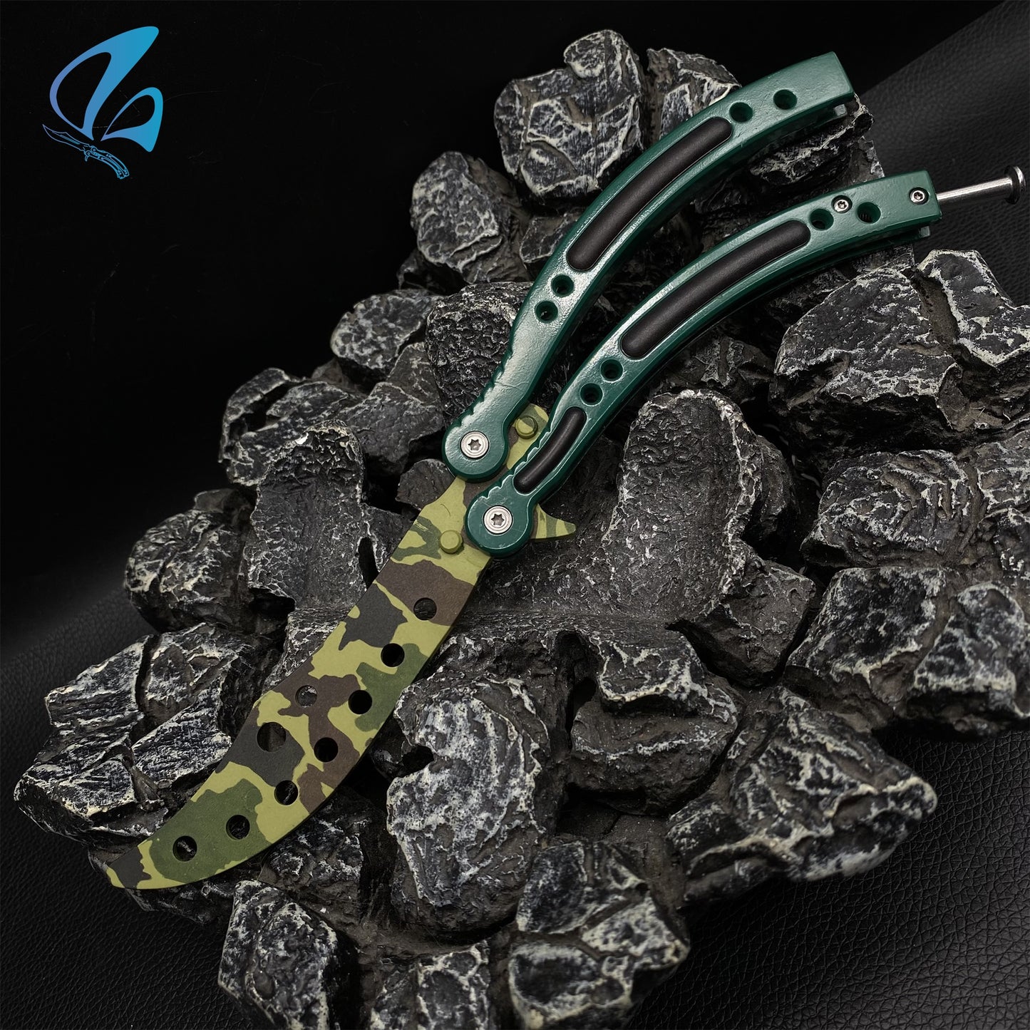 CSGO Boreal Forest Butterfly Knife Trainer Boreal Forest Skin Balisong Trainer