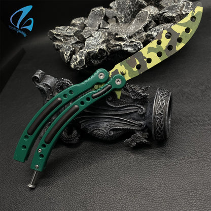 CSGO Boreal Forest Butterfly Knife Trainer Boreal Forest Skin Balisong Trainer