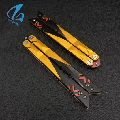 Champion 2022 Butterfly Knife Aluminium Handle Steel Blade Balisong Trainer