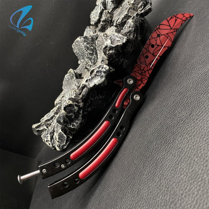 CSGO Crimson Web Butterfly Knife Trainer Crimson Web Skin Balisong Trainer