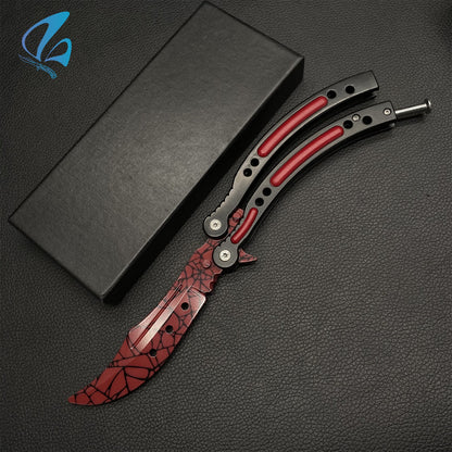 CSGO Crimson Web Butterfly Knife Trainer Crimson Web Skin Balisong Trainer