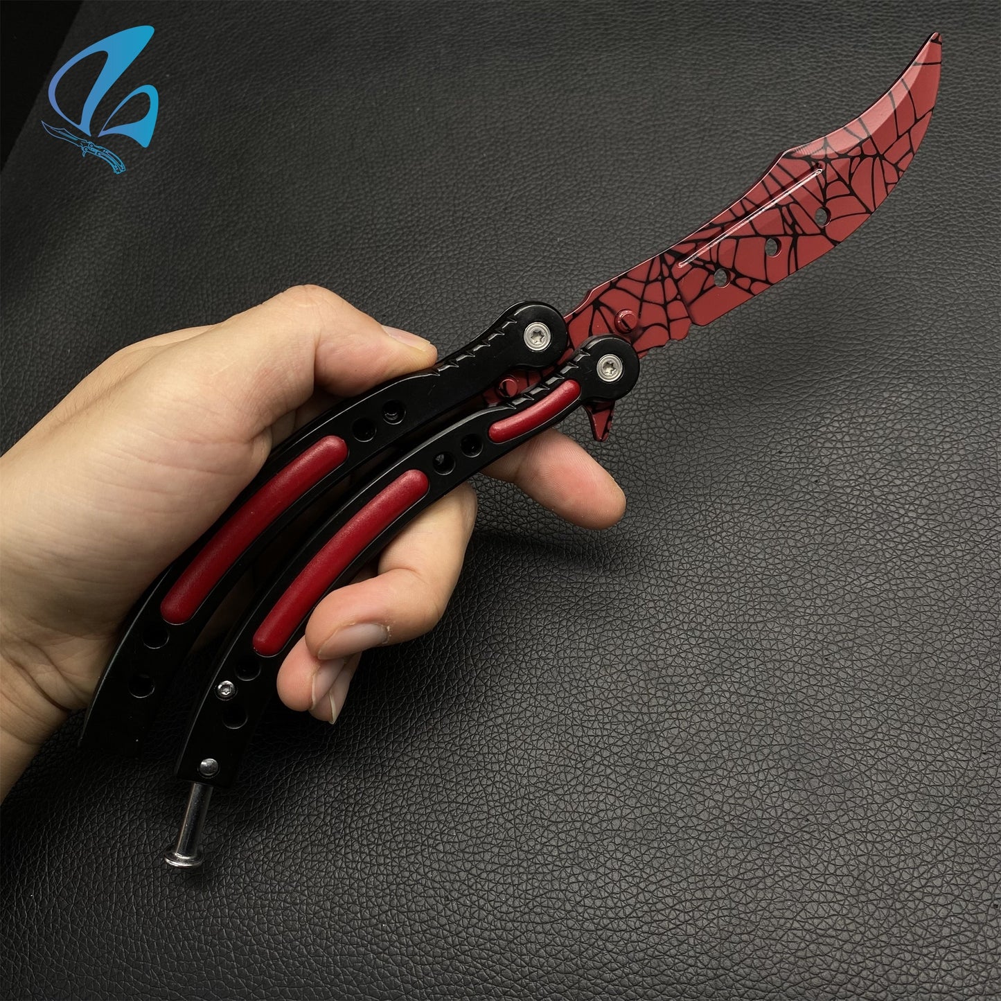 CSGO Crimson Web Butterfly Knife Trainer Crimson Web Skin Balisong Trainer