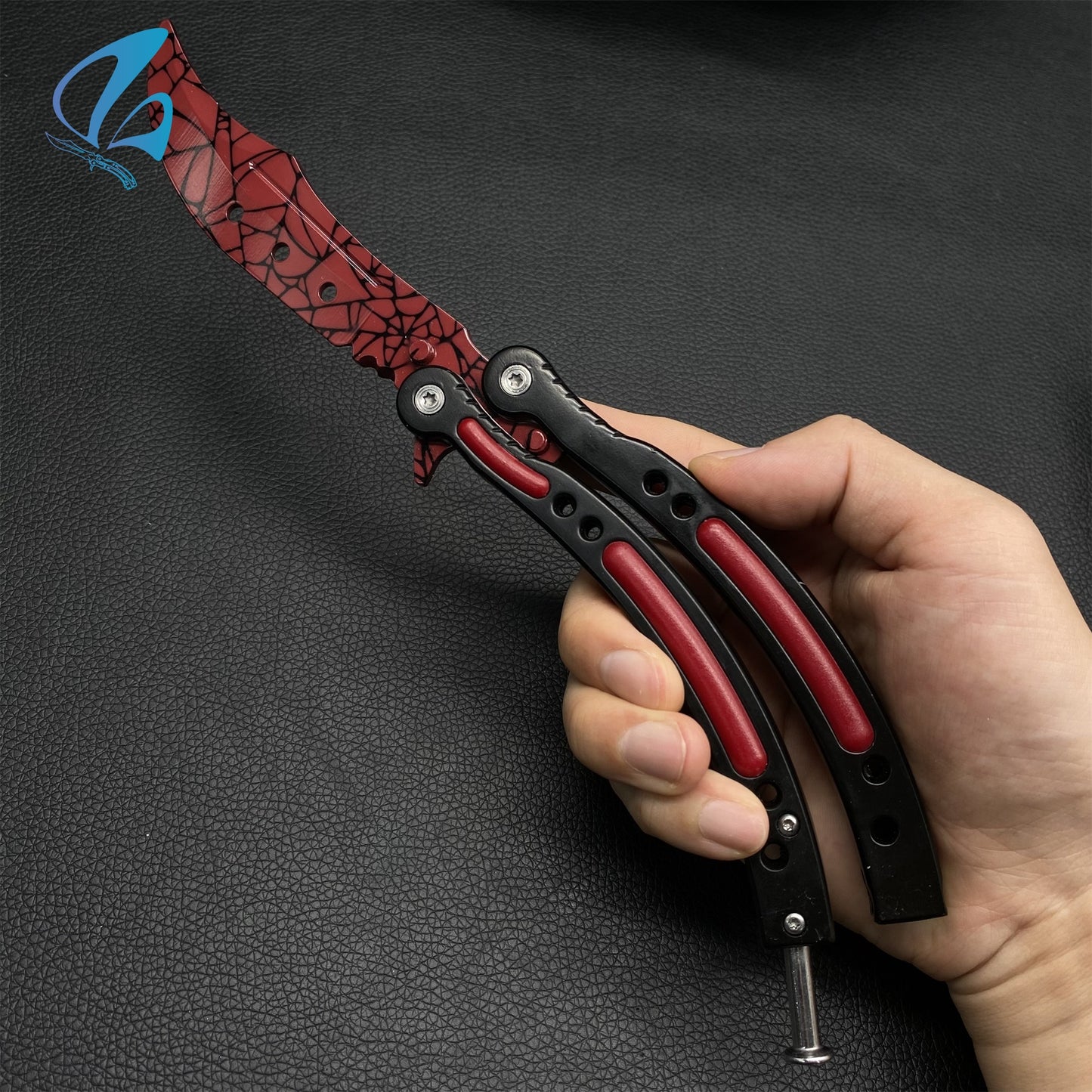 CSGO Crimson Web Butterfly Knife Trainer Crimson Web Skin Balisong Trainer