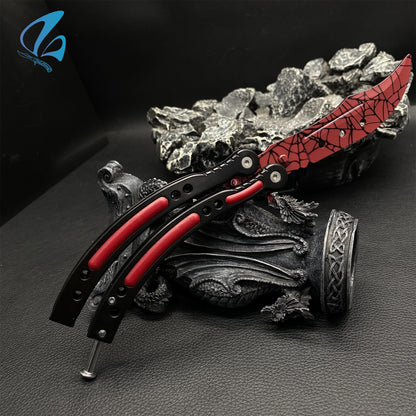 CSGO Crimson Web Butterfly Knife Trainer Crimson Web Skin Balisong Trainer