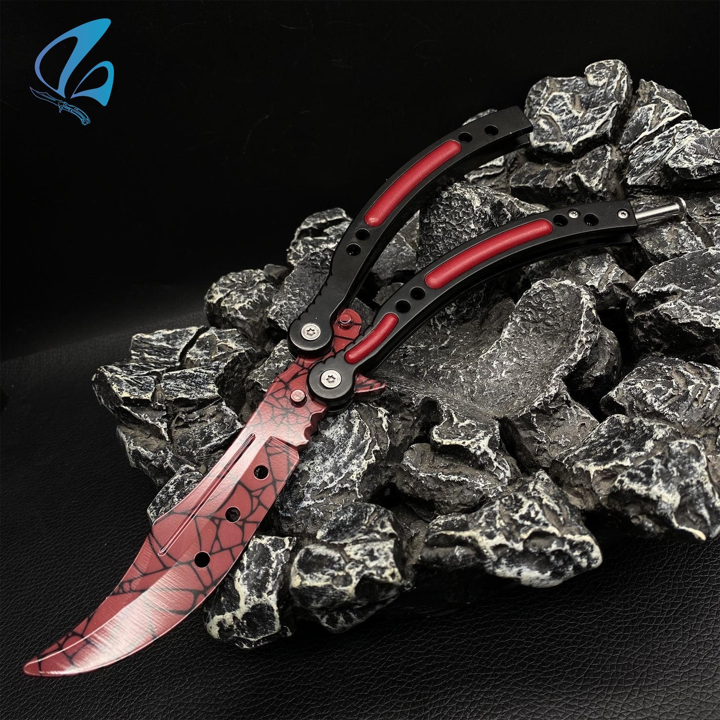 CSGO Crimson Web Butterfly Knife Trainer Crimson Web Skin Balisong Trainer