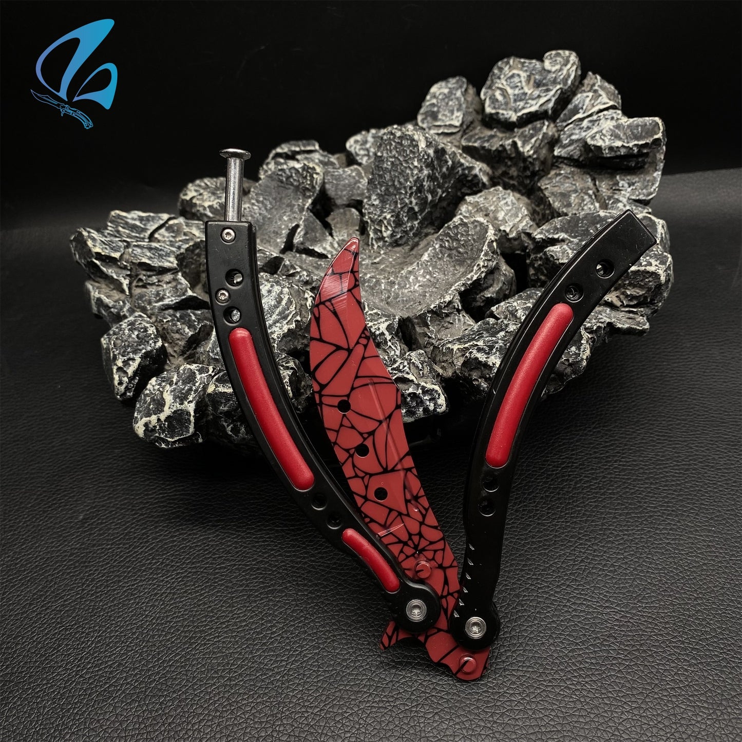 CSGO Crimson Web Butterfly Knife Trainer Crimson Web Skin Balisong Trainer