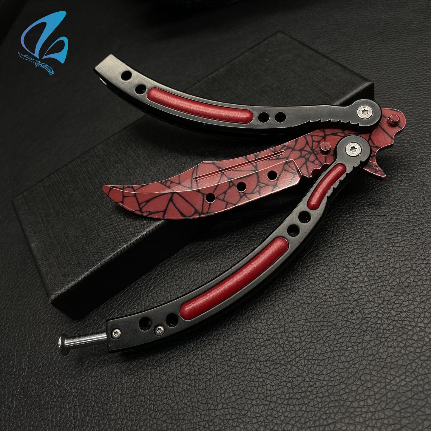 CSGO Crimson Web Butterfly Knife Trainer Crimson Web Skin Balisong Trainer