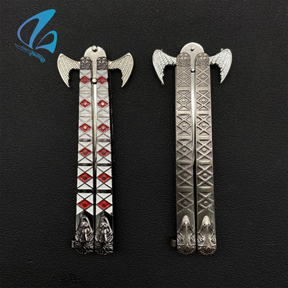 Demon Butterfly Knife Monster Balisong Fan Art For Display Only