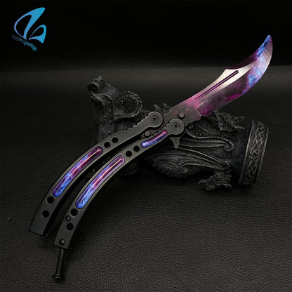 CSGO Doppler Butterfly Knife Trainer Doppler Skin Balisong Trainer