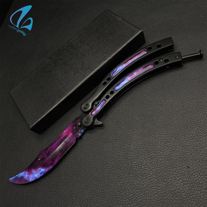 CSGO Doppler Butterfly Knife Trainer Doppler Skin Balisong Trainer