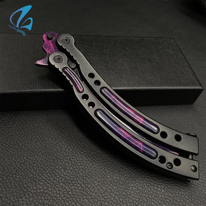 CSGO Doppler Sakura Butterfly Knife Trainer Doppler Sakura Skin Balisong Trainer