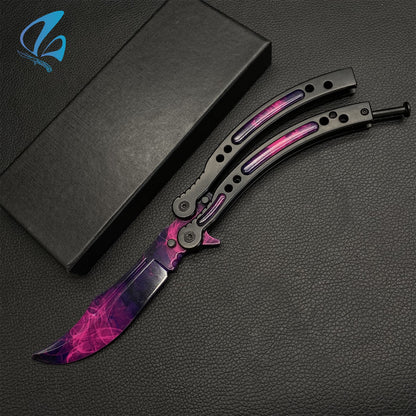 CSGO Doppler Sakura Butterfly Knife Trainer Doppler Sakura Skin Balisong Trainer