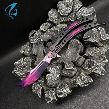 CSGO Doppler Sakura Butterfly Knife Trainer Doppler Sakura Skin Balisong Trainer