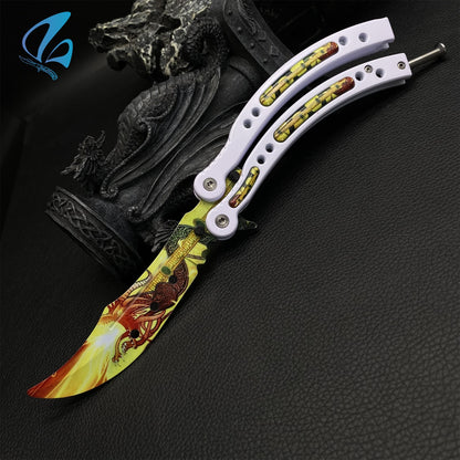 CSGO Dragon Lore Butterfly Knife Trainer Dragon Lore Skin Balisong Trainer