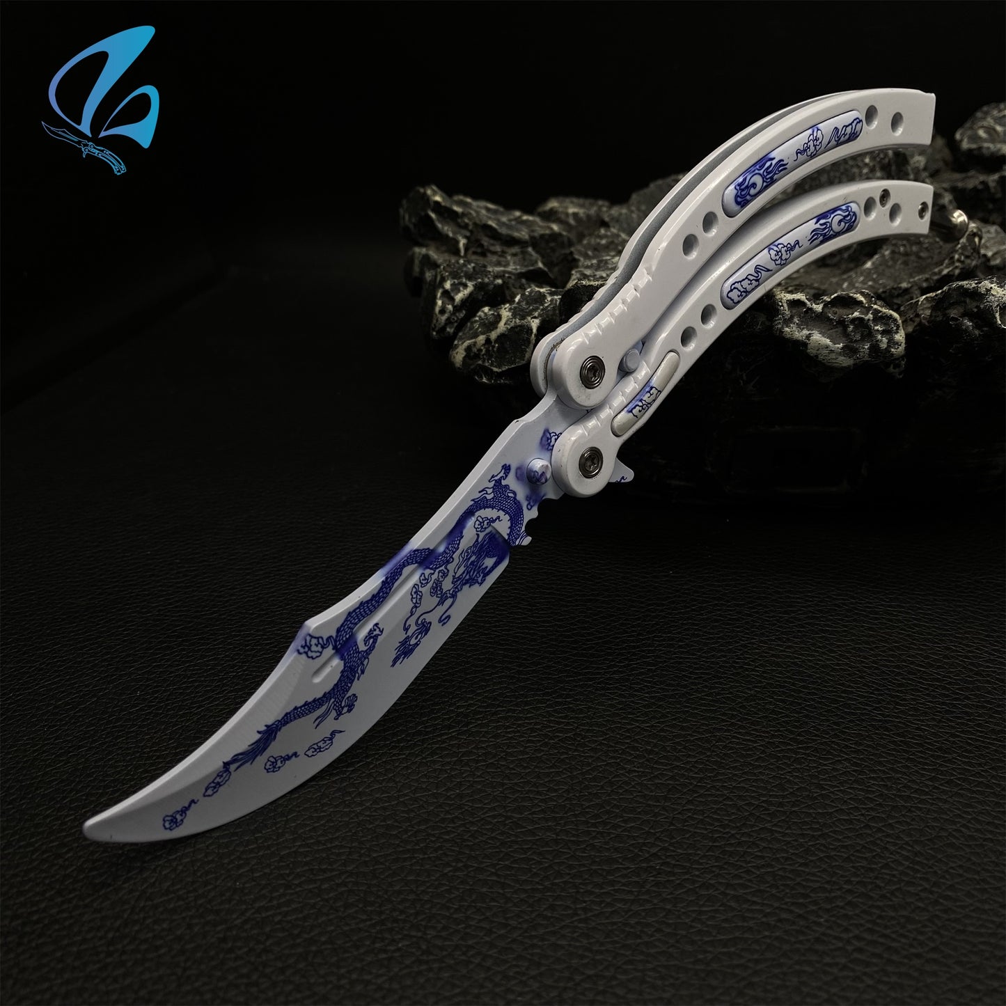 CSGO Dragon Butterfly Knife Trainer Dragon Skin Balisong Trainer