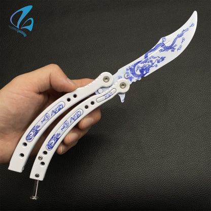 CSGO Dragon Butterfly Knife Trainer Dragon Skin Balisong Trainer